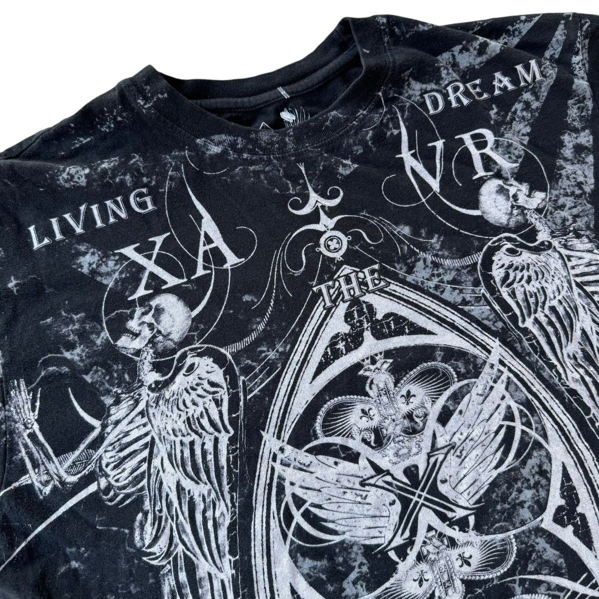 Affliction × Southpole Xzavier AOP Affliction Graphic Tee Shirt punk grunge Y2K 00s Size US L / EU 52-54 / 3 - 3 Thumbnail