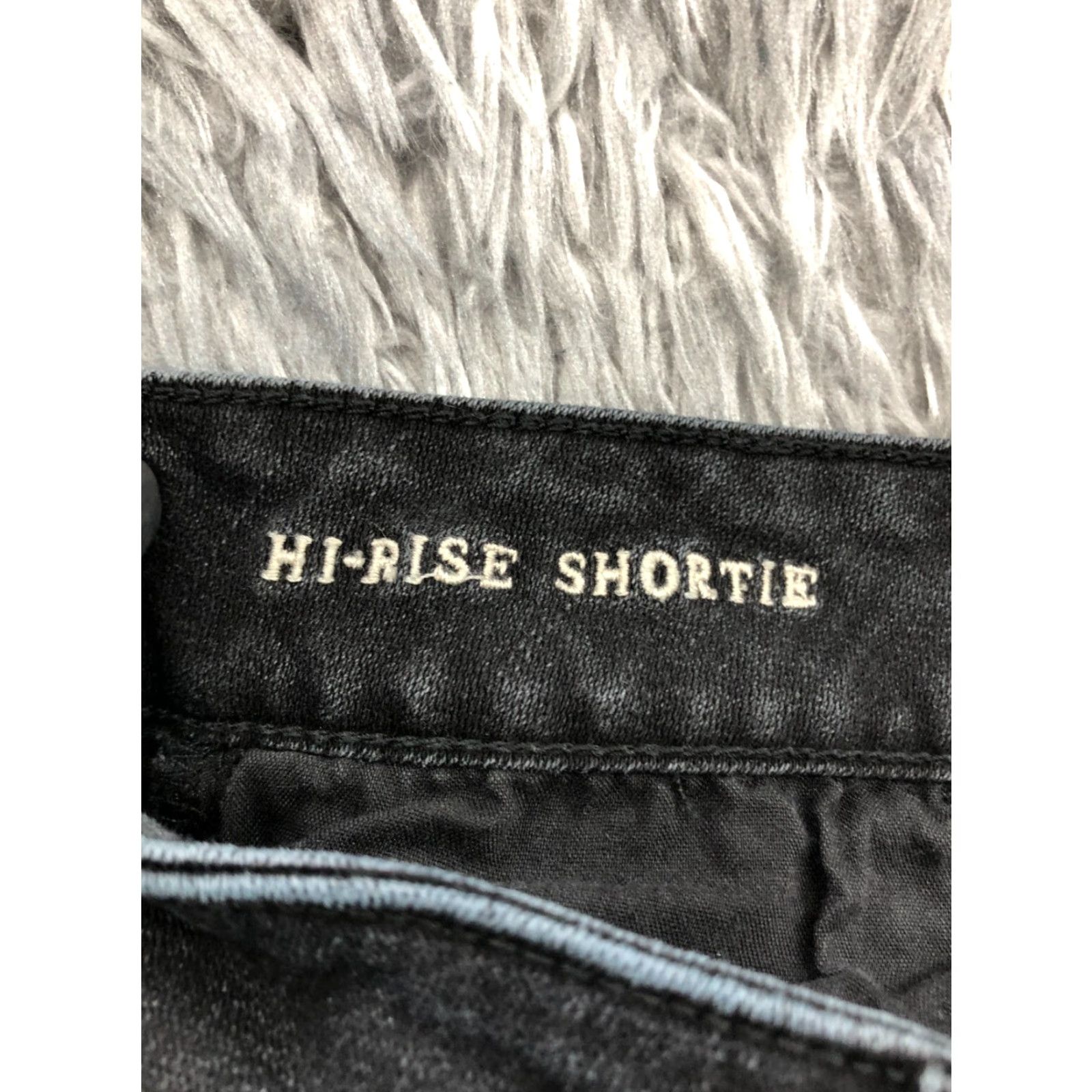 American Eagle Outfitters VINTAGE American Eagle Outfitters Hi-Rise Shortie Shorts Womens Size 0 Dark Wash Black Size 25" / US 0 / IT 36 - 7 Thumbnail