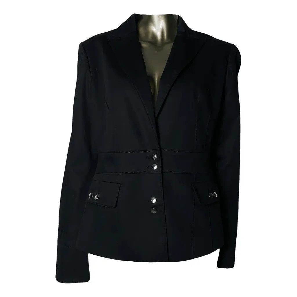 image of Versace Jeans Couture Versace Black Blazer, Women's (Size XL)