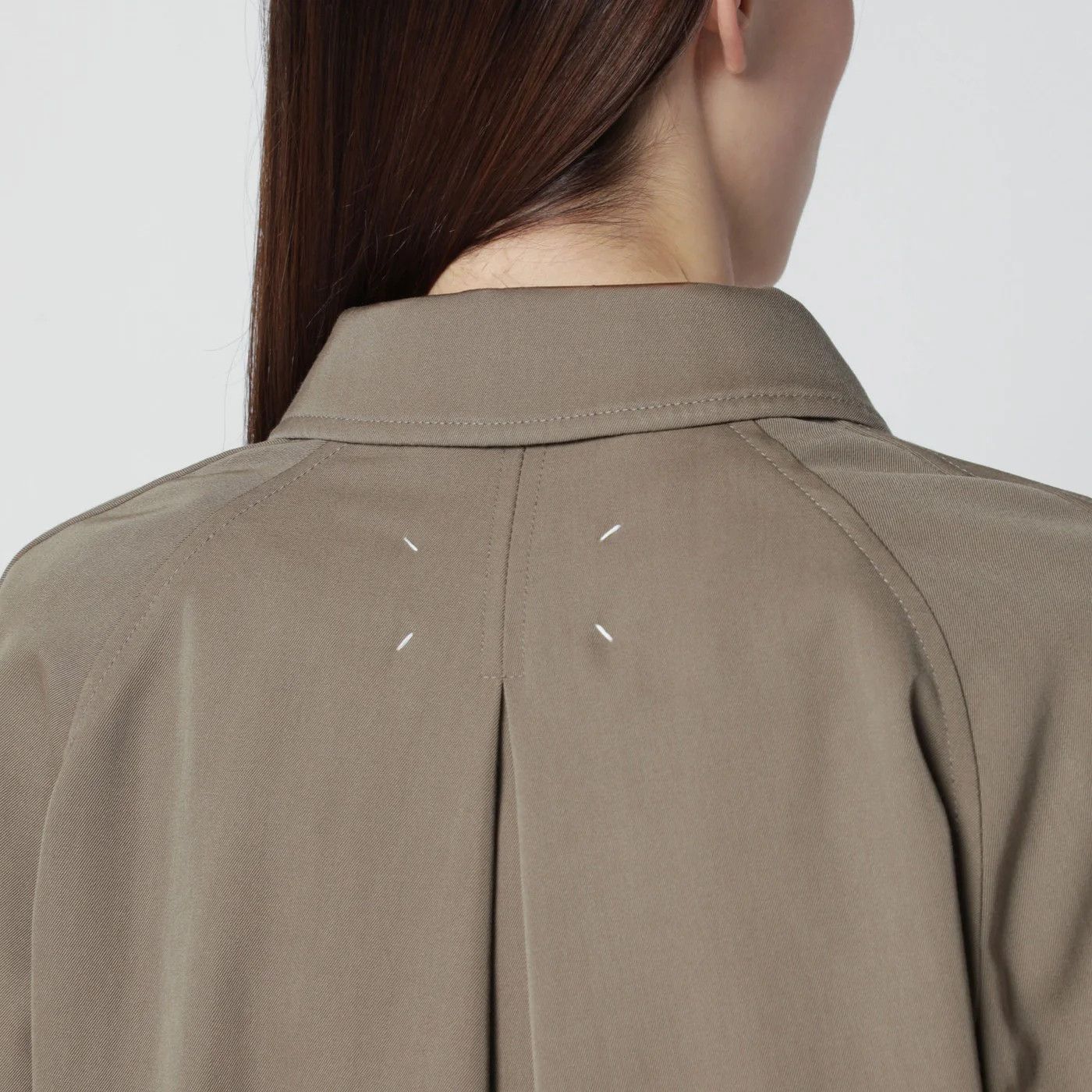 Maison Margiela o1d2blof0426 Wool Zip Up Jacket in Beige Size M / US 6-8 / IT 42-44 - 3 Thumbnail