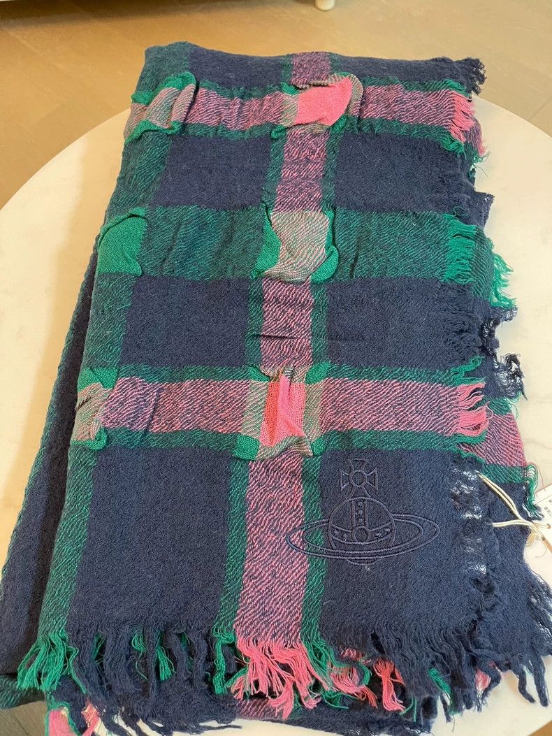 Vivienne Westwood Vivienne Westwood Square scarf 100% wool Size ONE SIZE - 1 Thumbnail