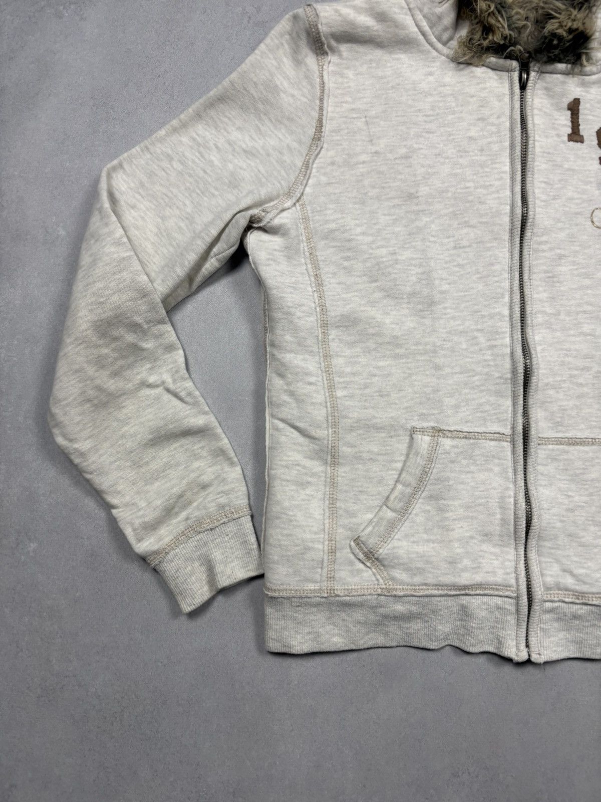 Hysteric Glamour Japanese Vintage Fur Hood Zip Hoodie Ifsix Lgb Style Y2K Size S / US 4 / IT 40 - 3 Thumbnail