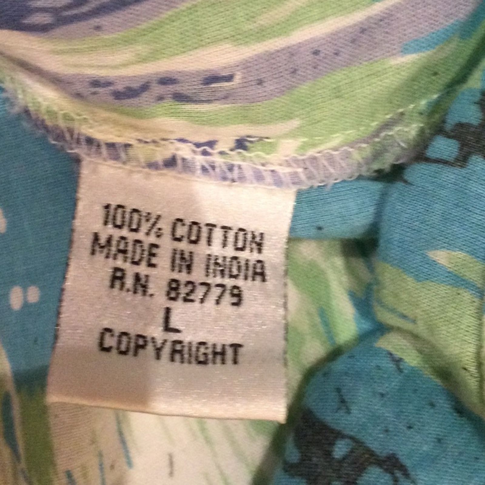 Other *Hannah Multicolored Rolltab Sleeve Button Front Tunic Large Size L / US 10 / IT 46 - 9 Thumbnail