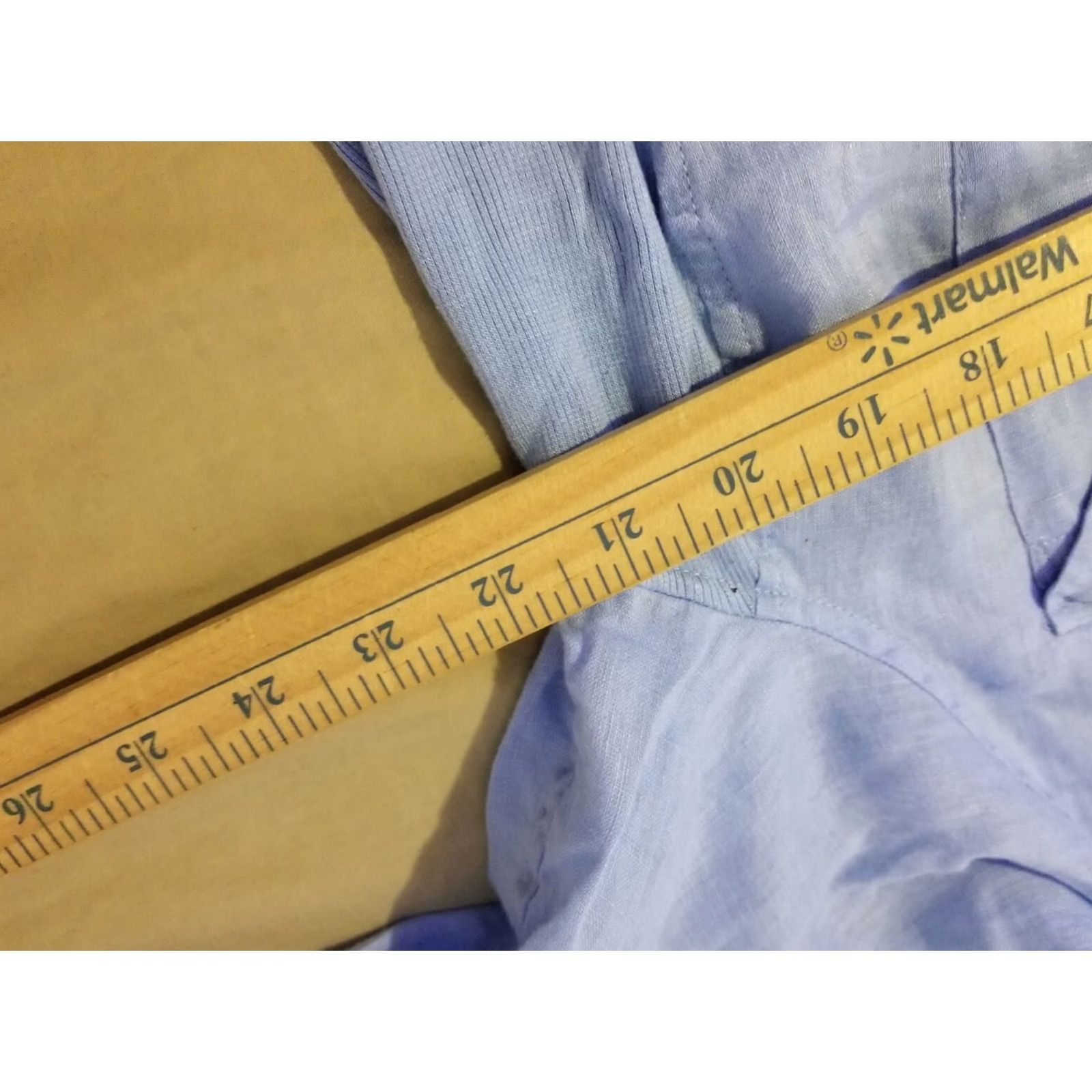 Vintage Womens Calvin Klein Linen Dress Shirt XL Blue Button Blouse Womens XL Blue Linen CK Dress Shirt Blouse Size XL / US 12-14 / IT 48-50 - 4 Thumbnail