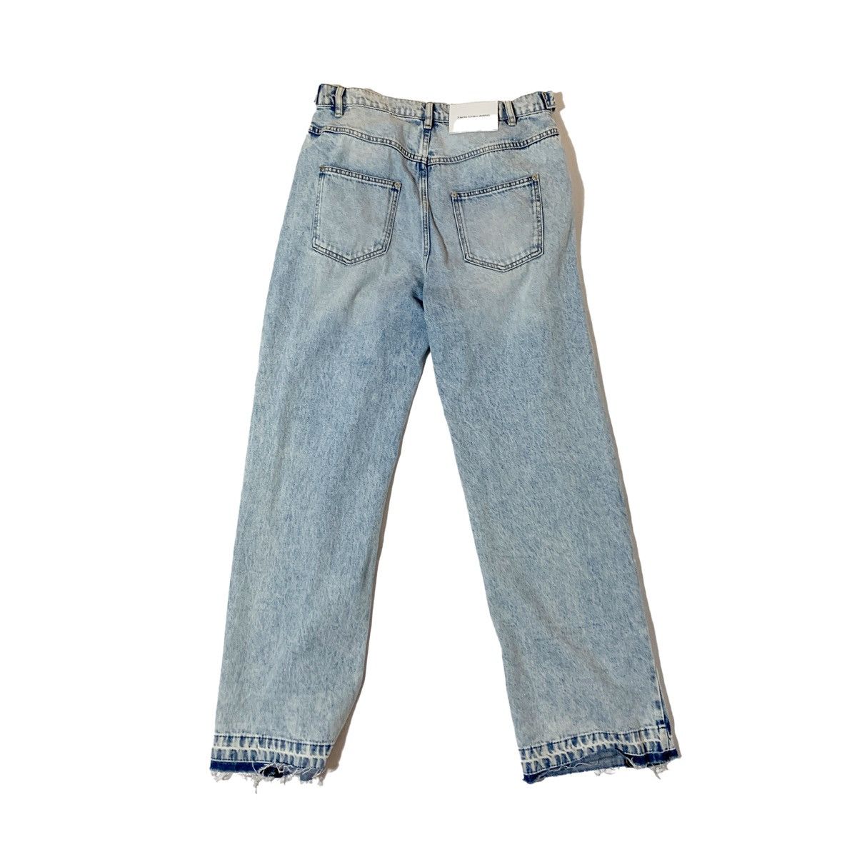 Feng Chen Wang Feng Chen Wang button side jeans in light wash blue Size US 34 / EU 50 - 3 Thumbnail