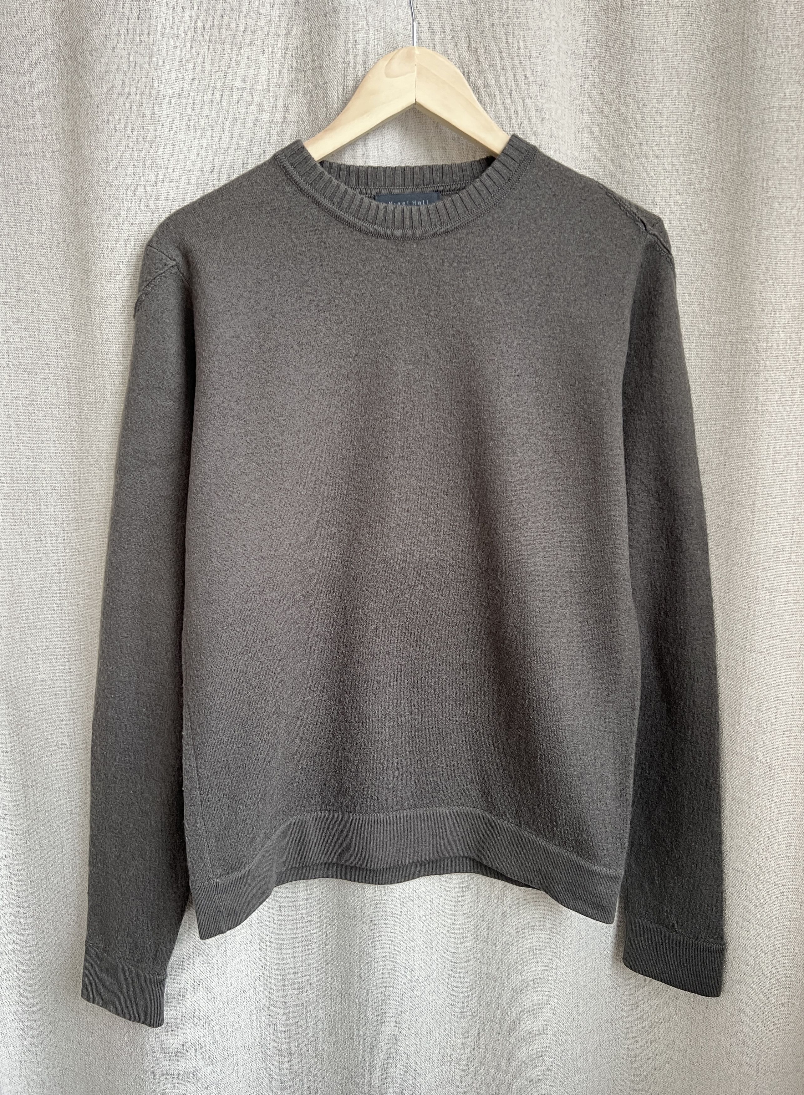 Vintage Nigel Hall Raw Wool Sweater Avant Garde Style Size US S / EU 44-46 / 1 - 1 Thumbnail