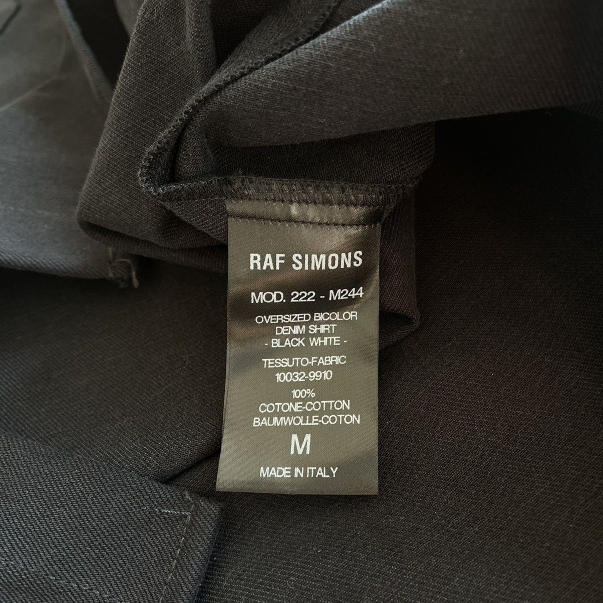 Raf Simons AW2022/23 Oversized Bicolor Denim Overshirt Size US M / EU 48-50 / 2 - 6 Thumbnail