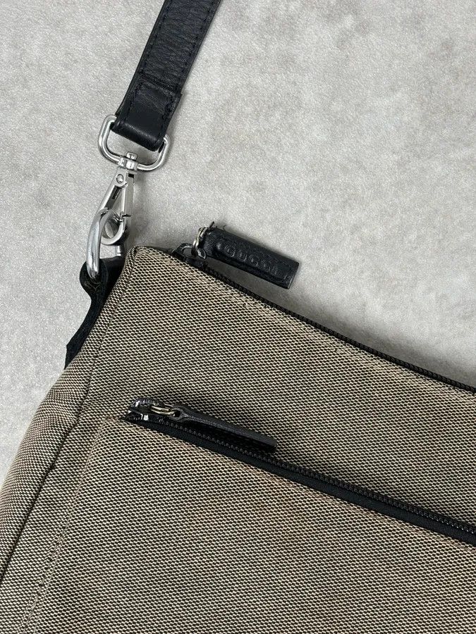 Gucci Gucci Beige Canvas Messenger Bag Size ONE SIZE - 4 Thumbnail