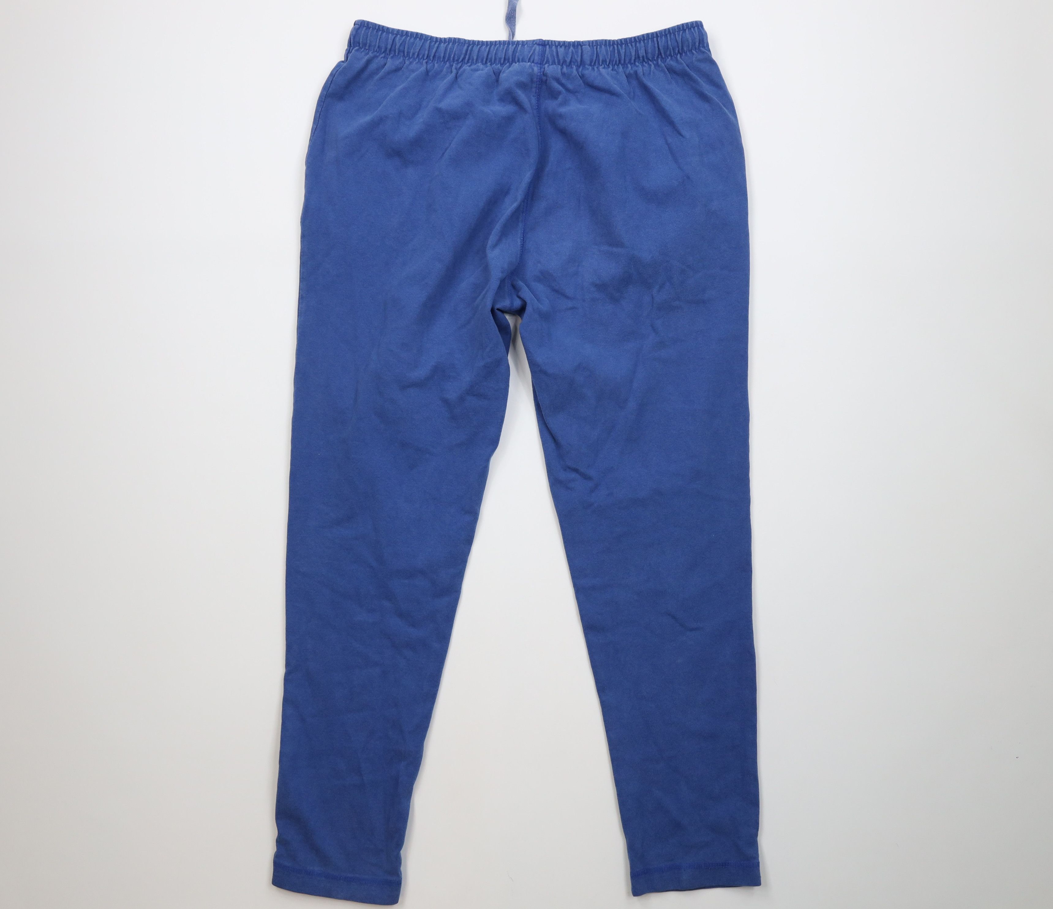 Adidas Vintage 90s Adidas Cotton Ribbed Knit Sweatpants Pants Blue Size US 32 / EU 48 - 10 Thumbnail