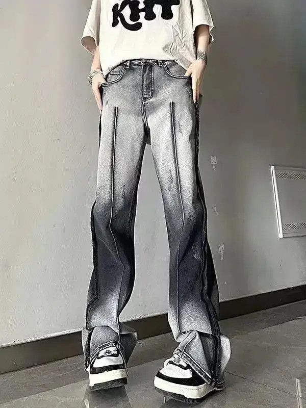High street tie dye casual jeans