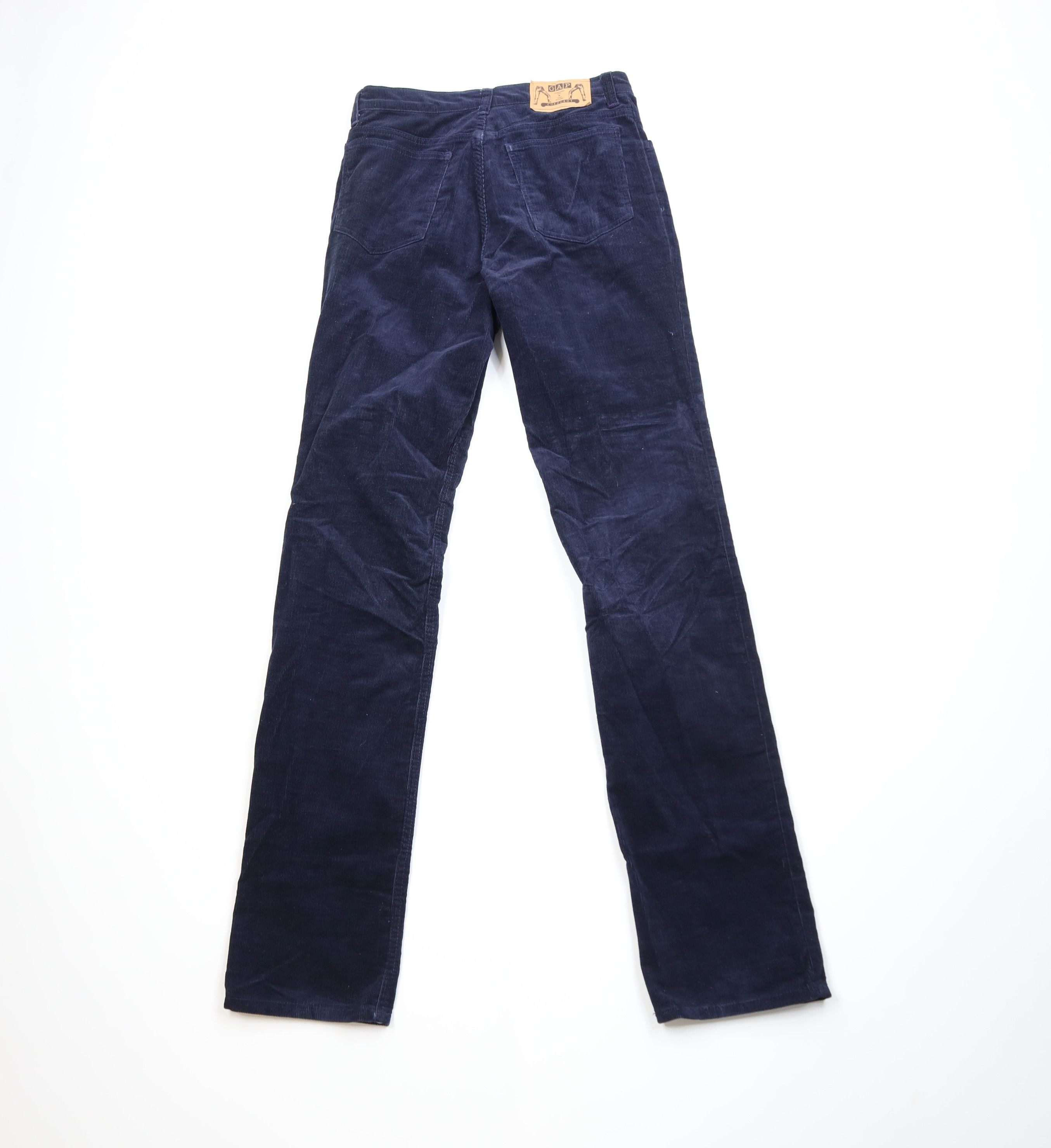 Gap Vintage 70s 80s Gap Straight Leg Corduroy Chino Pants Blue Size US 30 / EU 46 - 10 Thumbnail