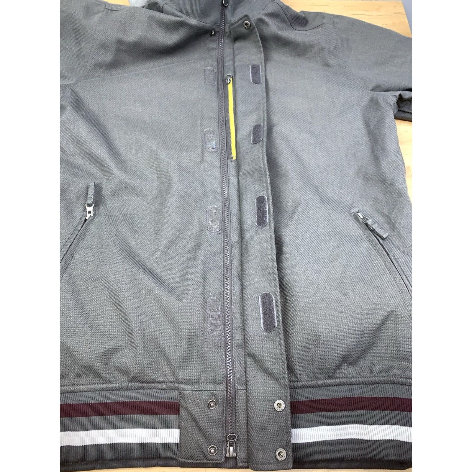 Nike Nike SB Snowboarding Jacket Mens L Gray Full Zip Hooded Lined #9964 Size US L / EU 52-54 / 3 - 6 Thumbnail
