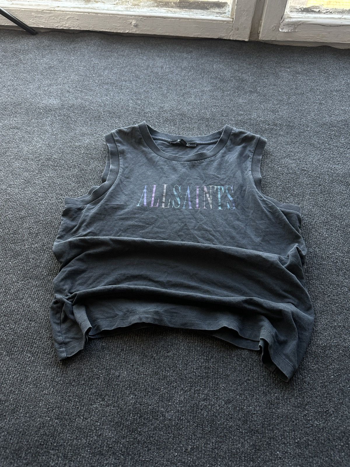 Allsaints 🚨ALLSAINTS WOMEN T-SHIRT TOP LUXURY OPIUM Size M / US 6-8 / IT 42-44 - 2 Thumbnail
