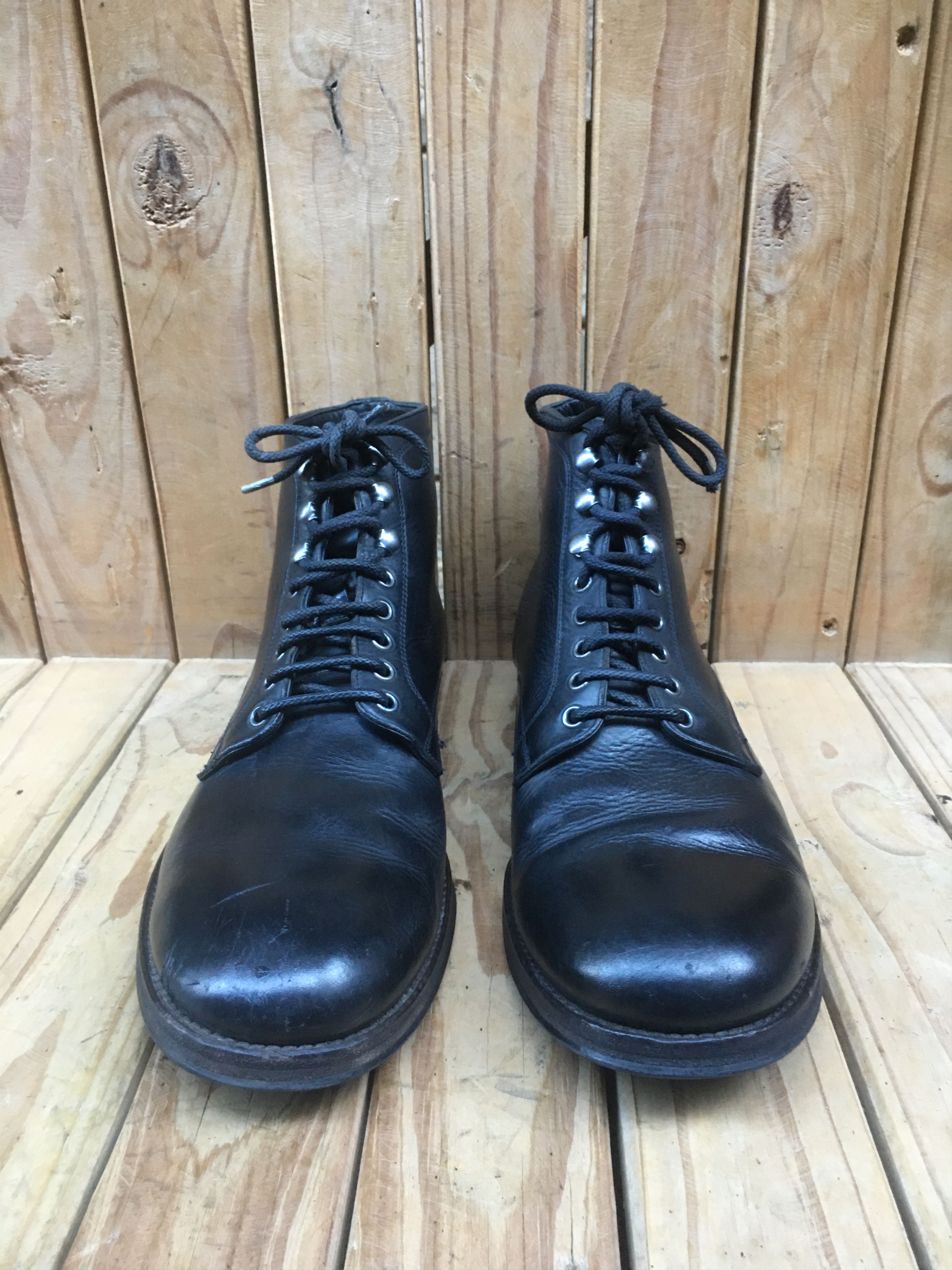 Dolce & Gabbana Dolce & Gabbana black leather boots Size US 12 / EU 45 - 12 Thumbnail
