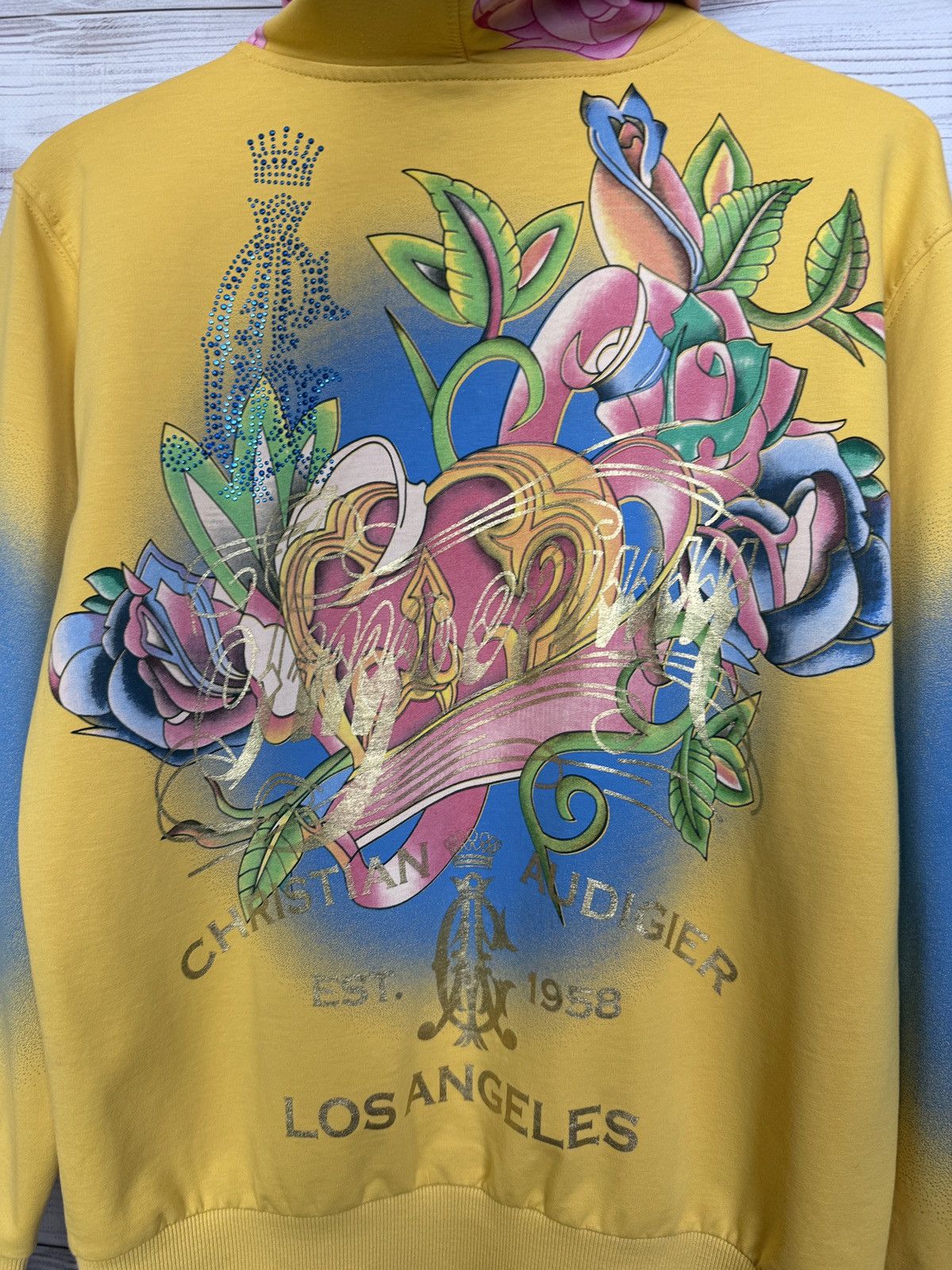 Christian Audigier Vintage Y2K Christian Audigier Hoodie Size US M / EU 48-50 / 2 - 9 Thumbnail