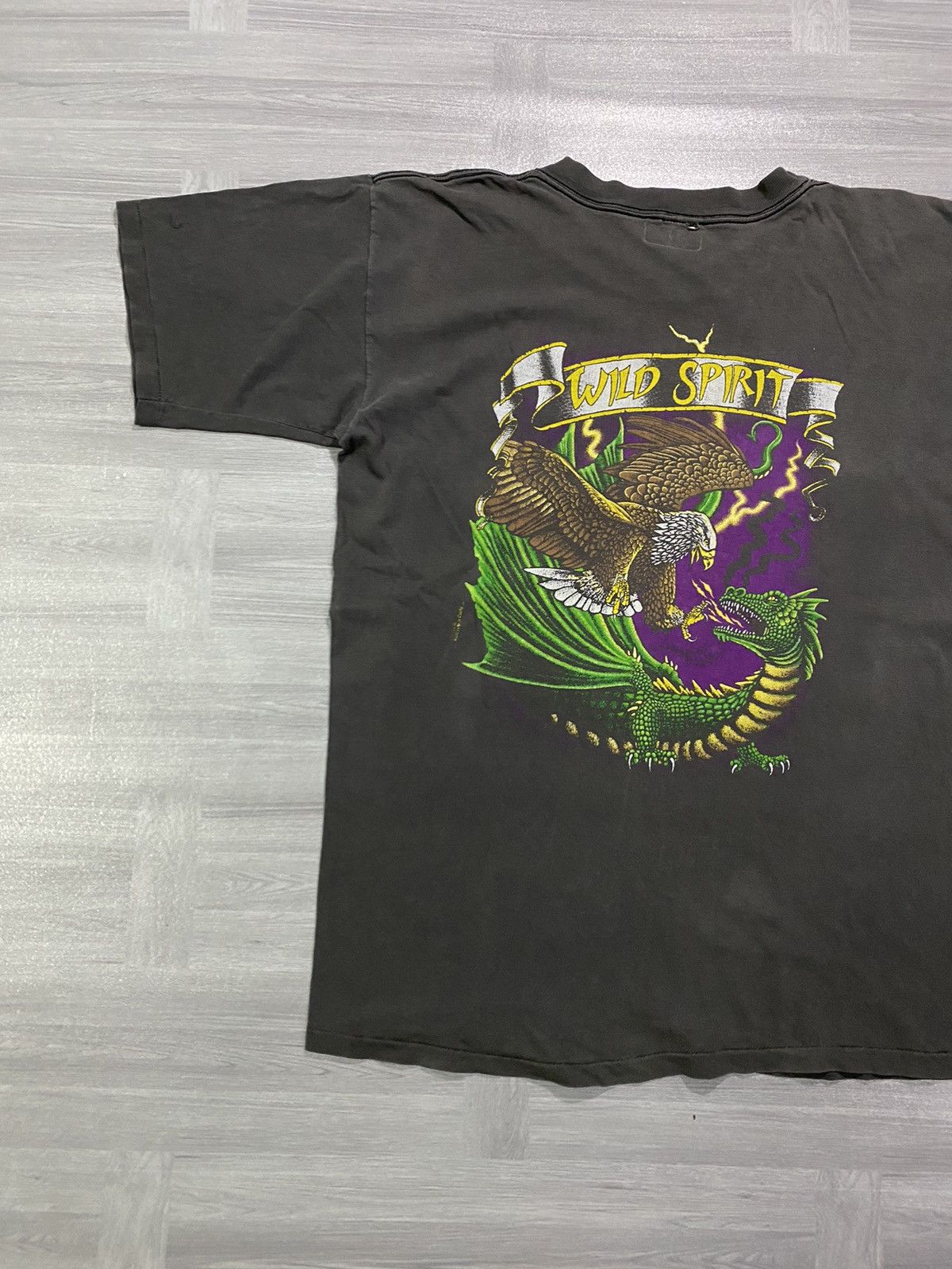 Vintage Vintage Wild Spirit Eagle Dragon Minnesota Graphic T Shirt Size US L / EU 52-54 / 3 - 5 Thumbnail