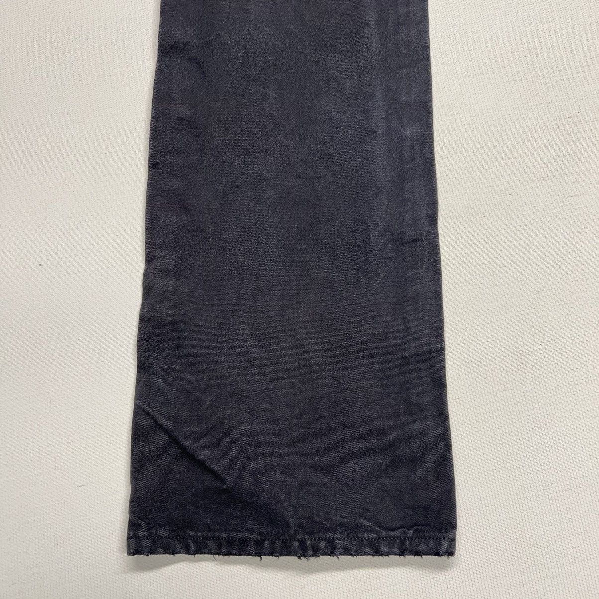 Vintage Loomstate Pants Black Straight Canvas Workwear Utility Firm Size US 32 / EU 48 - 18 Thumbnail