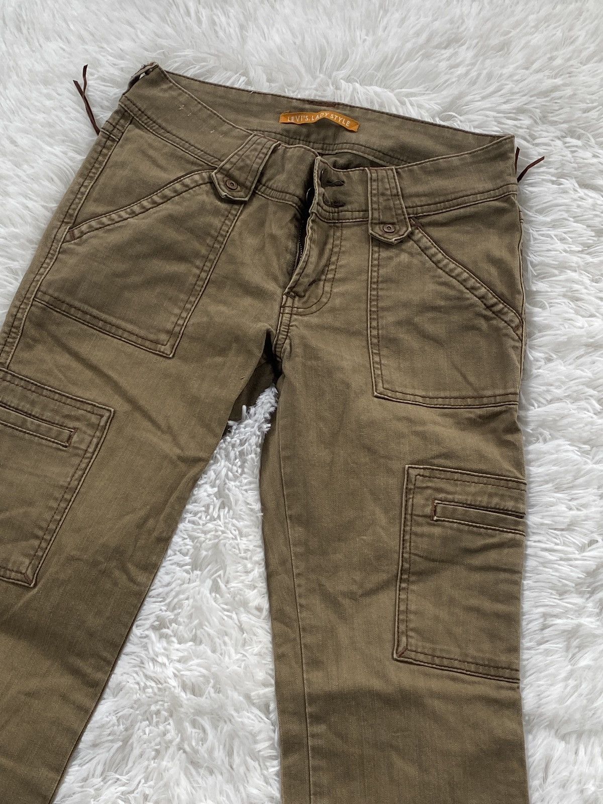 Levi's 🔥HOT LADY🔥 Levi’s Lady style cargo jeans bootcut Size 26" / US 2 / IT 38 - 4 Thumbnail
