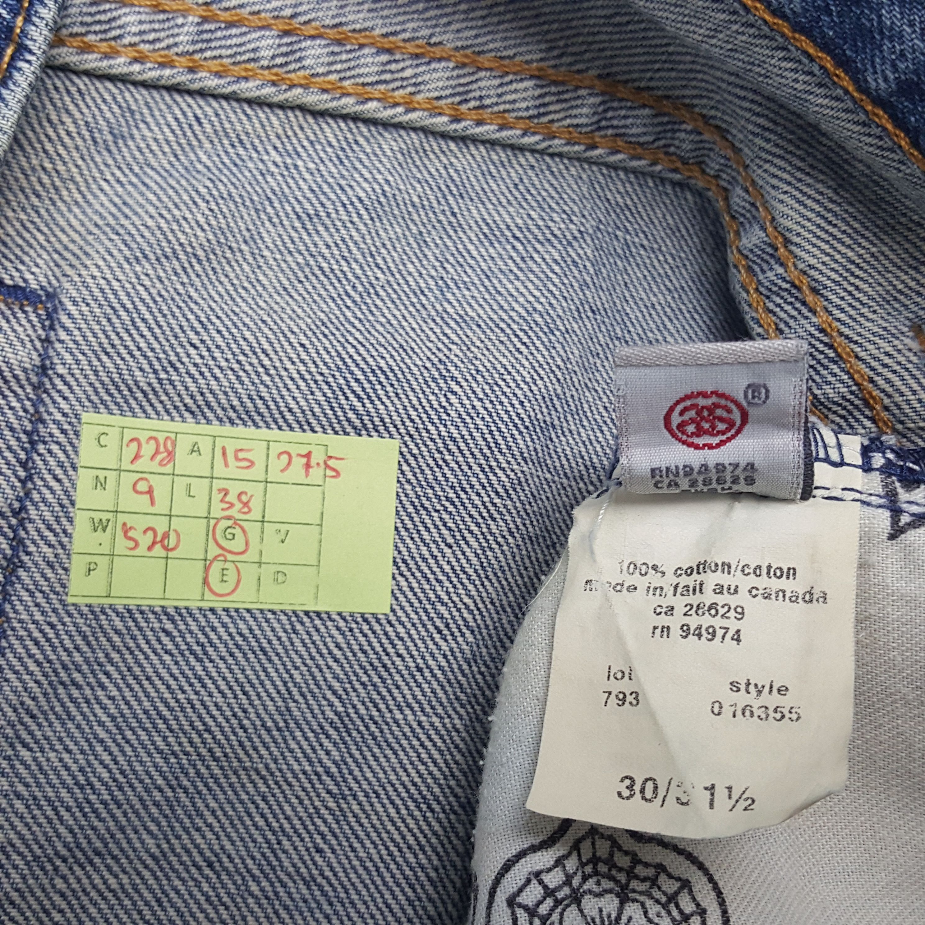 Stussy × Vintage Vintage Stussy American Streetwear Style Denim Jeans Size US 30 / EU 46 - 8 Thumbnail