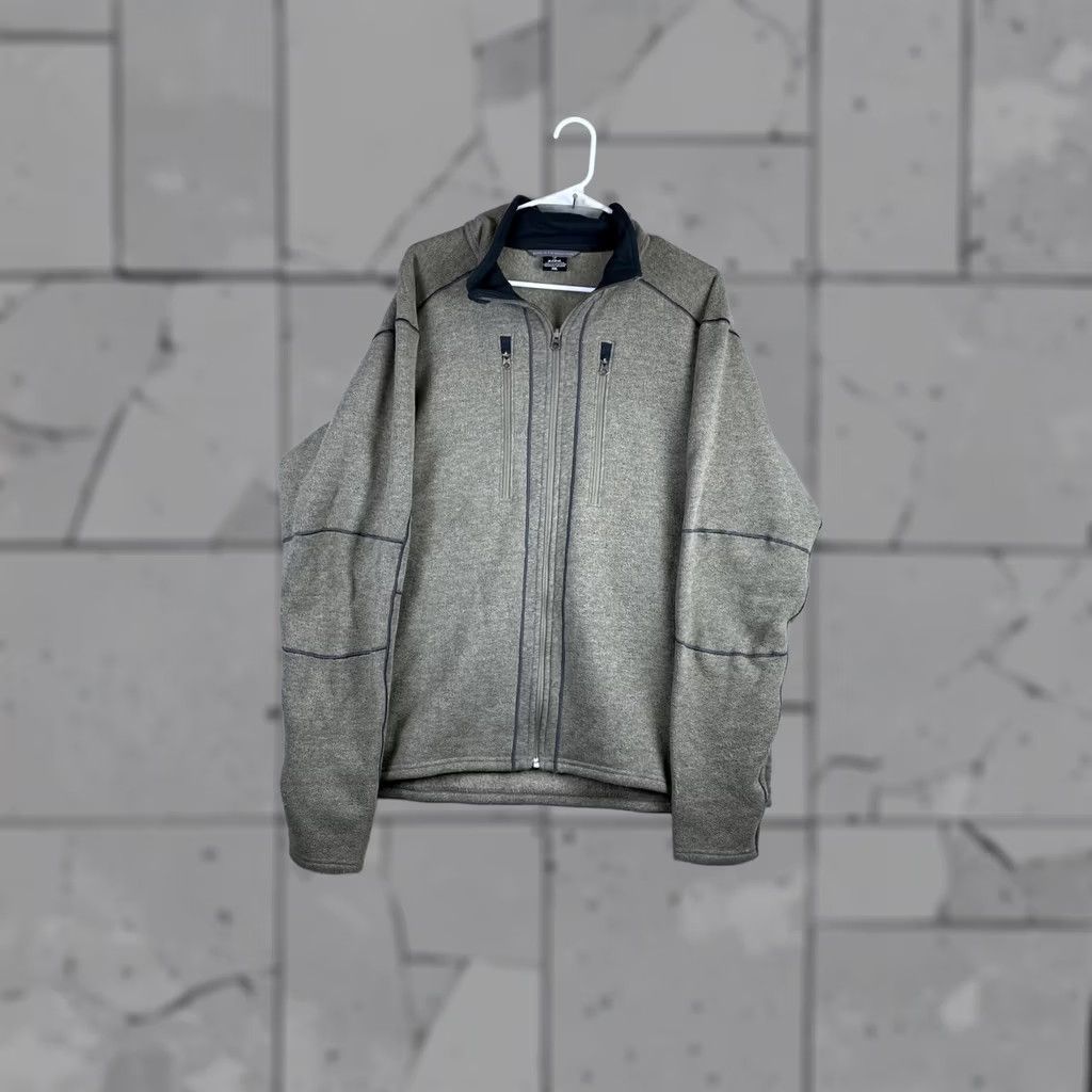Vintage Kuhl Mens 2XL Gray Full Zip Fleece Jacket Hiking Outdoor Casual Stand Collar Size US XXL / EU 58 / 5 - 1 Thumbnail