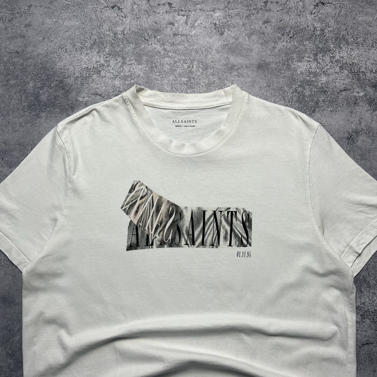 Allsaints × Designer Allsaints Big Logo Tee Y2K Luxury Designer Streetwear Size US M / EU 48-50 / 2 - 2 Thumbnail