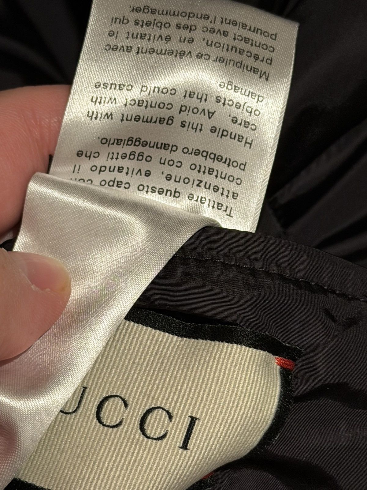 Gucci Gucci GG Nylon Bomber Jacket With Lyre Size US XXL / EU 58 / 5 - 11 Thumbnail
