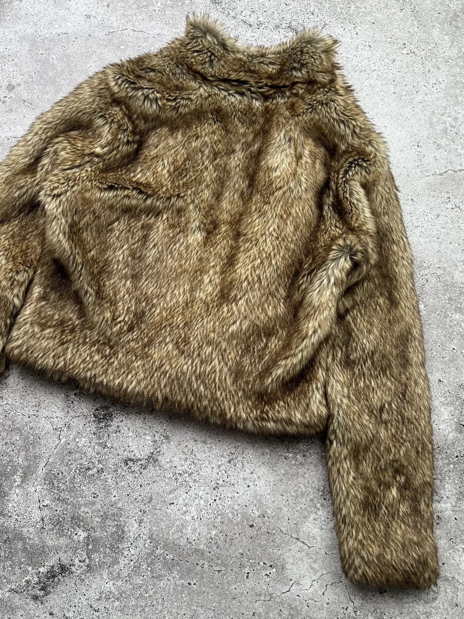 Vintage Vintage Cropped Faux Fur Jacket C7(V106)E8 Size S / US 4 / IT 40 - 7 Thumbnail
