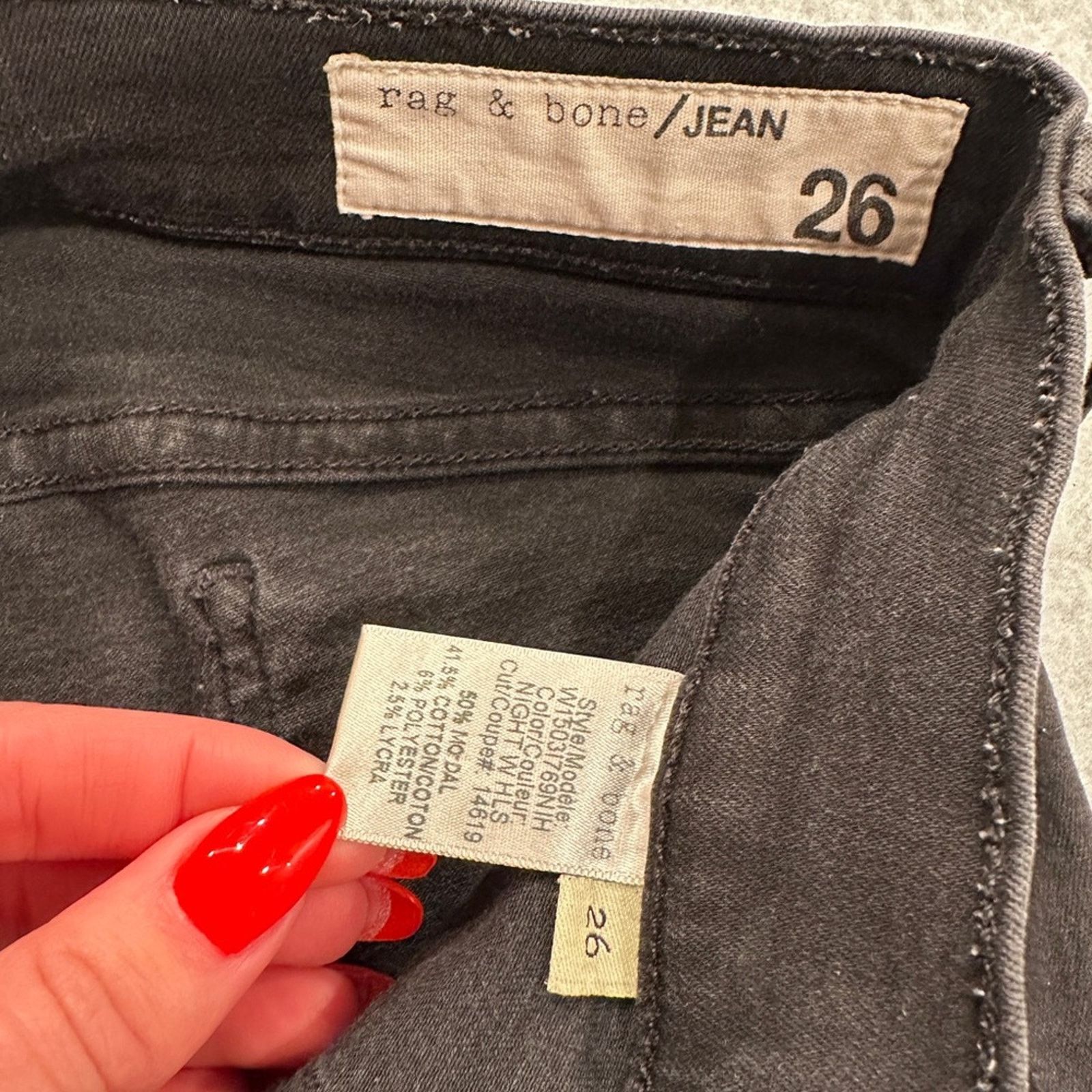Rag & Bone Rag & Bone Skinny Jeans Size 26" / US 2 / IT 38 - 2 Thumbnail