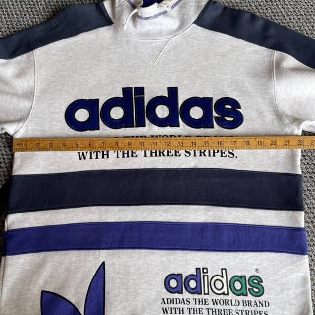 Adidas Three stripes adidas big logo vintage Size US L / EU 52-54 / 3 - 11 Thumbnail
