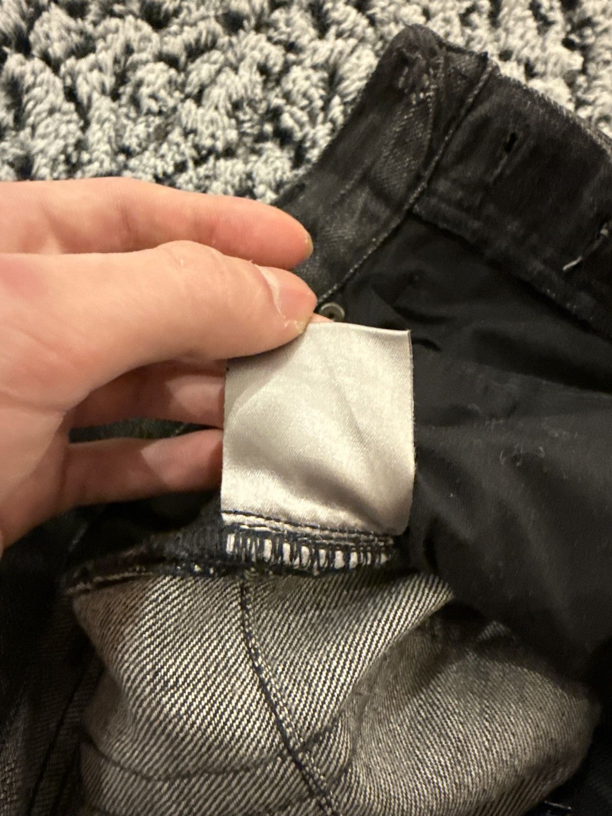 Dior Dior Waxed Strip Denim Size US 29 - 12 Thumbnail