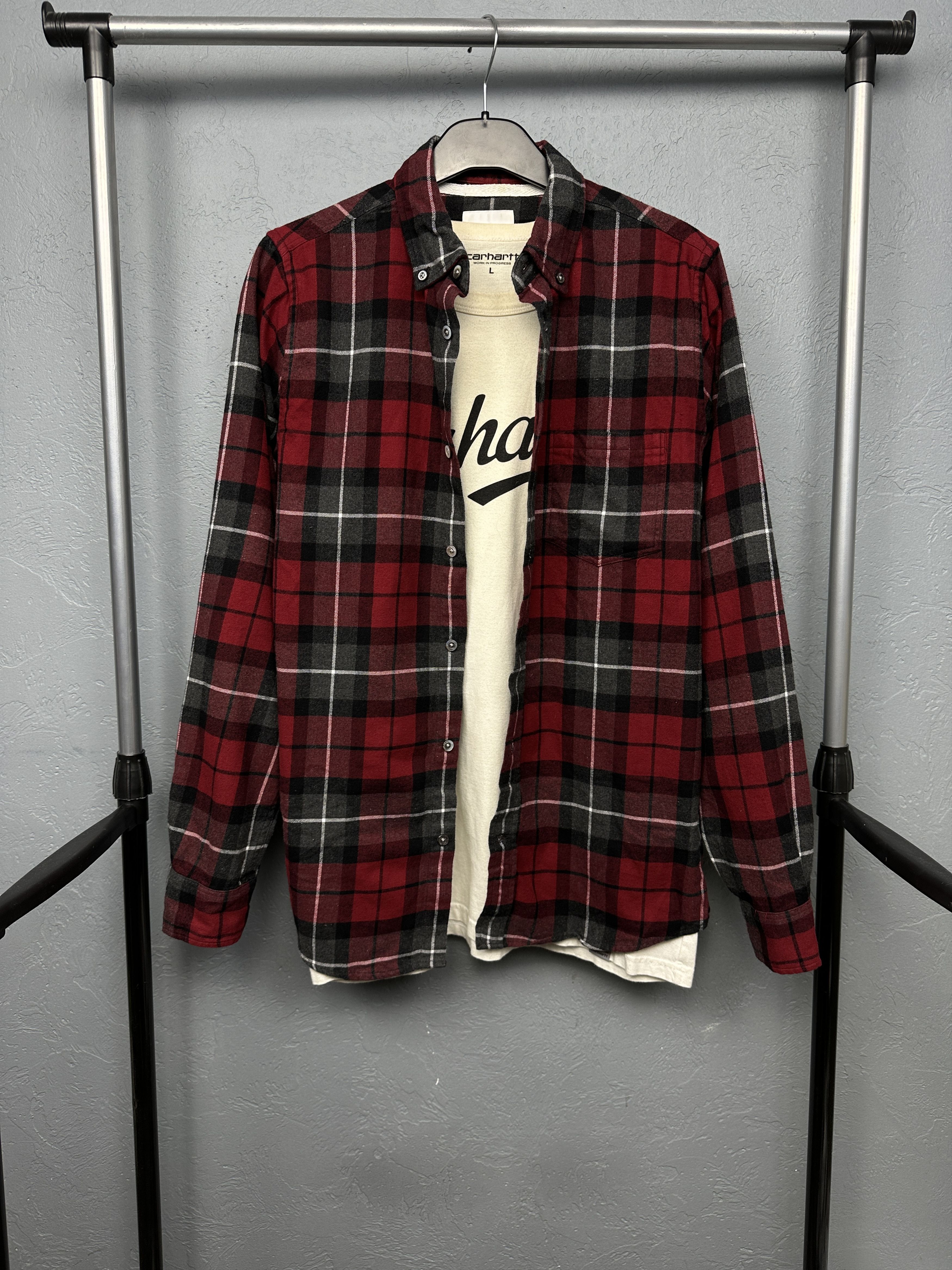Norse Projects Norse Projects Mens Anton Brushed Flannel Plaid Shirt Size US S / EU 44-46 / 1 - 1 Thumbnail