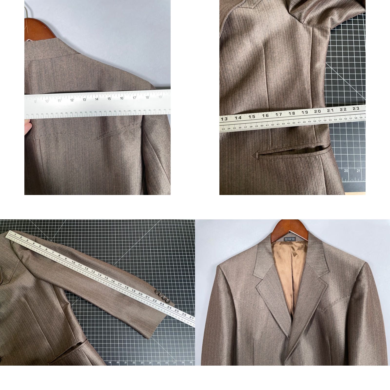 Vintage VINTAGE Western Sport Coat Jacket Men 42 Regular Brown 80s 2 Button Front Darting Rockabilly Size US XS / EU 42 / 0 - 8 Thumbnail