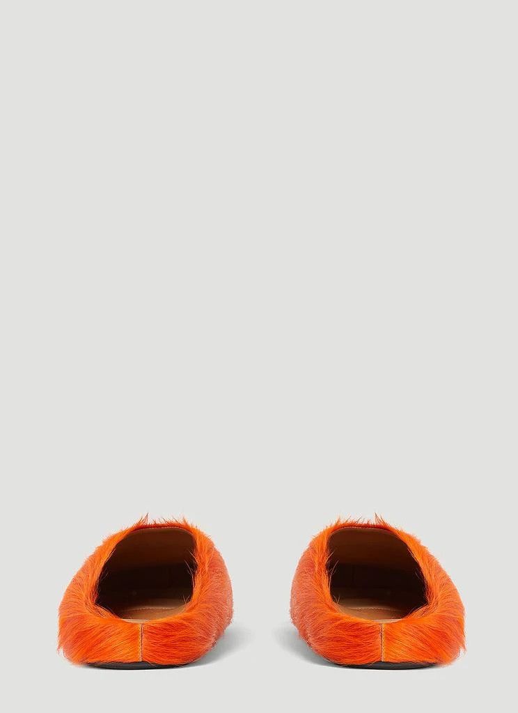 Marni o1f1d3z1225 Long Haircalfskin Fussbett Sabot Mules in Orange Size US 10 / EU 43 - 5 Thumbnail