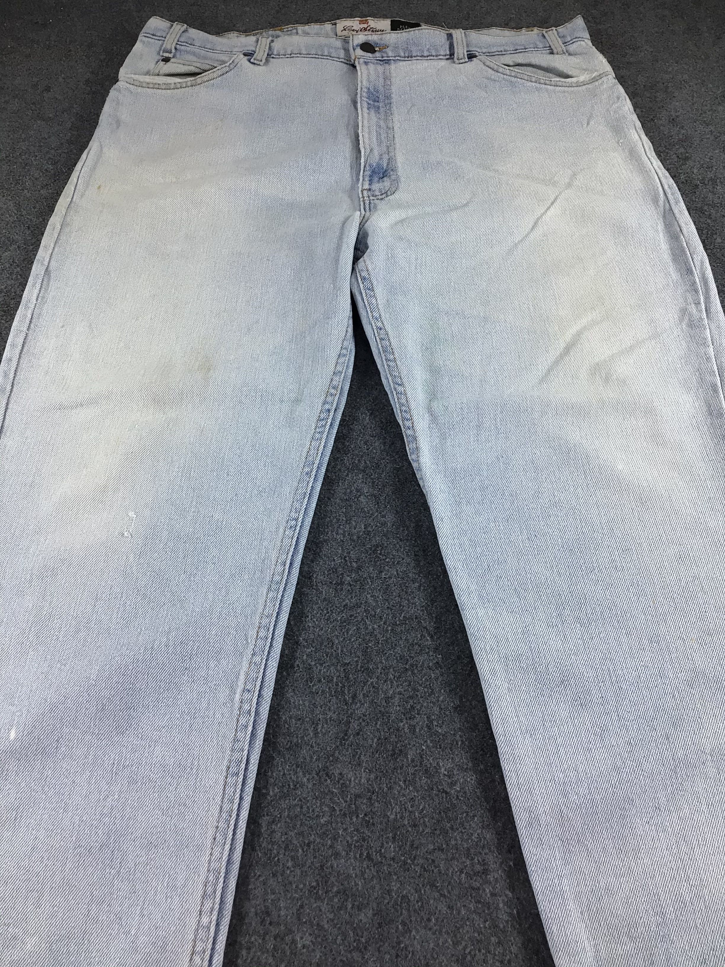 Levi's Vintage Levis 550 Jeans Light Wash Denim -J579 Size US 41 - 3 Thumbnail