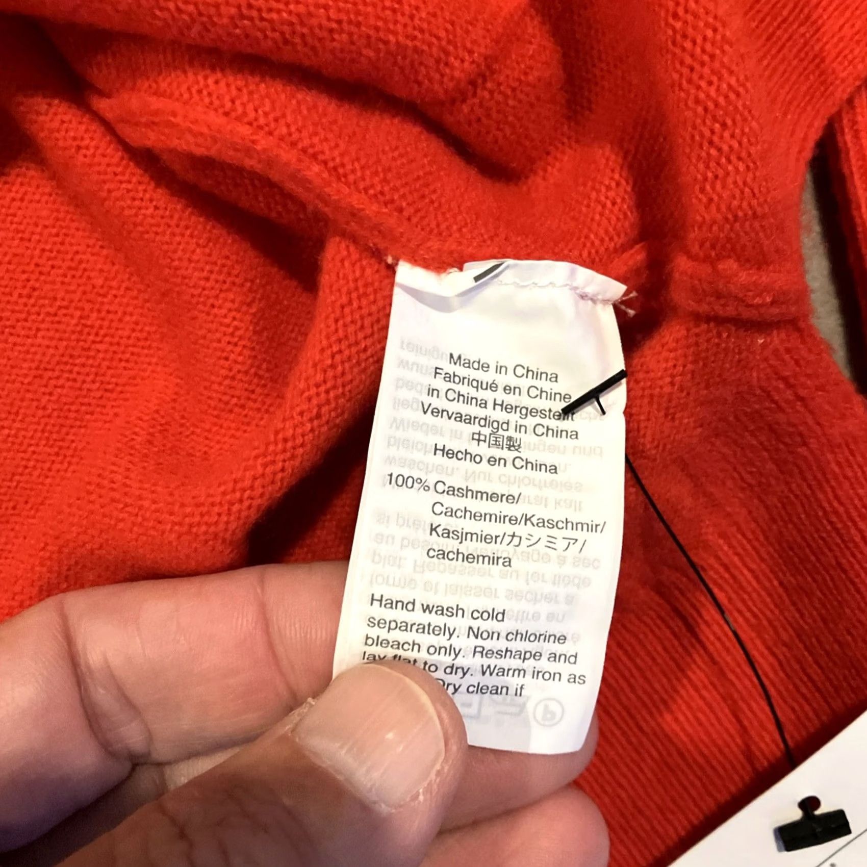 J.Crew VINTAGE J.CREW Everyday 100% Cashmere Pocket Hoodie Sweater Style J6633 Medium Red Womens Size M / US 6-8 / IT 42-44 - 6 Thumbnail