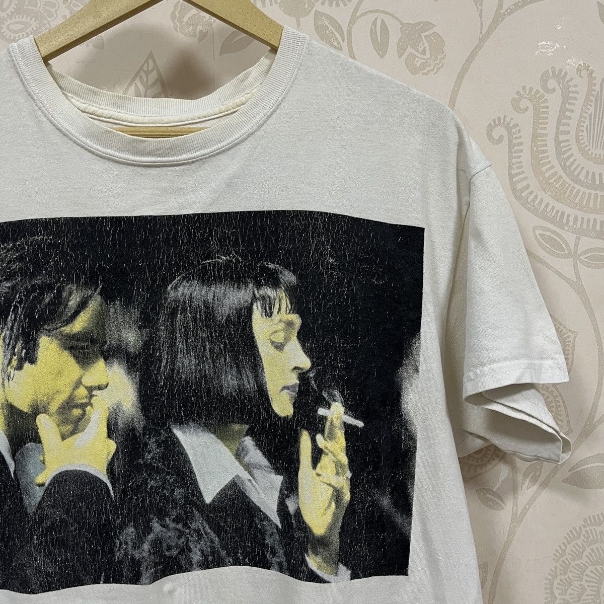 Other Pulp Fiction Movie John Travolta Uma Thurman TShirt Size US L / EU 52-54 / 3 - 6 Thumbnail