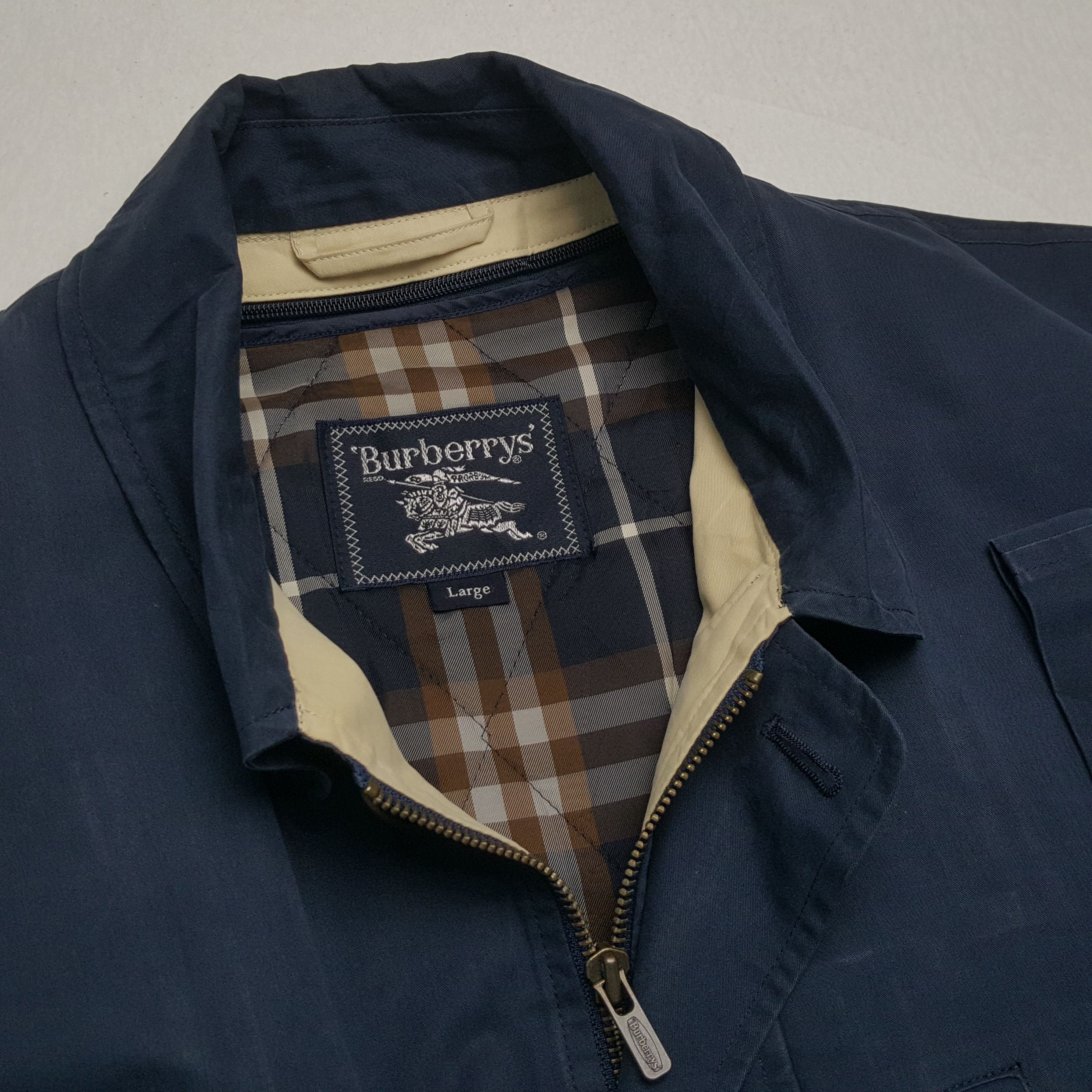 Burberry × Vintage BURBERRYS Fashion Brand Style Custom Art Coat Jacket Size US L / EU 52-54 / 3 - 11 Thumbnail