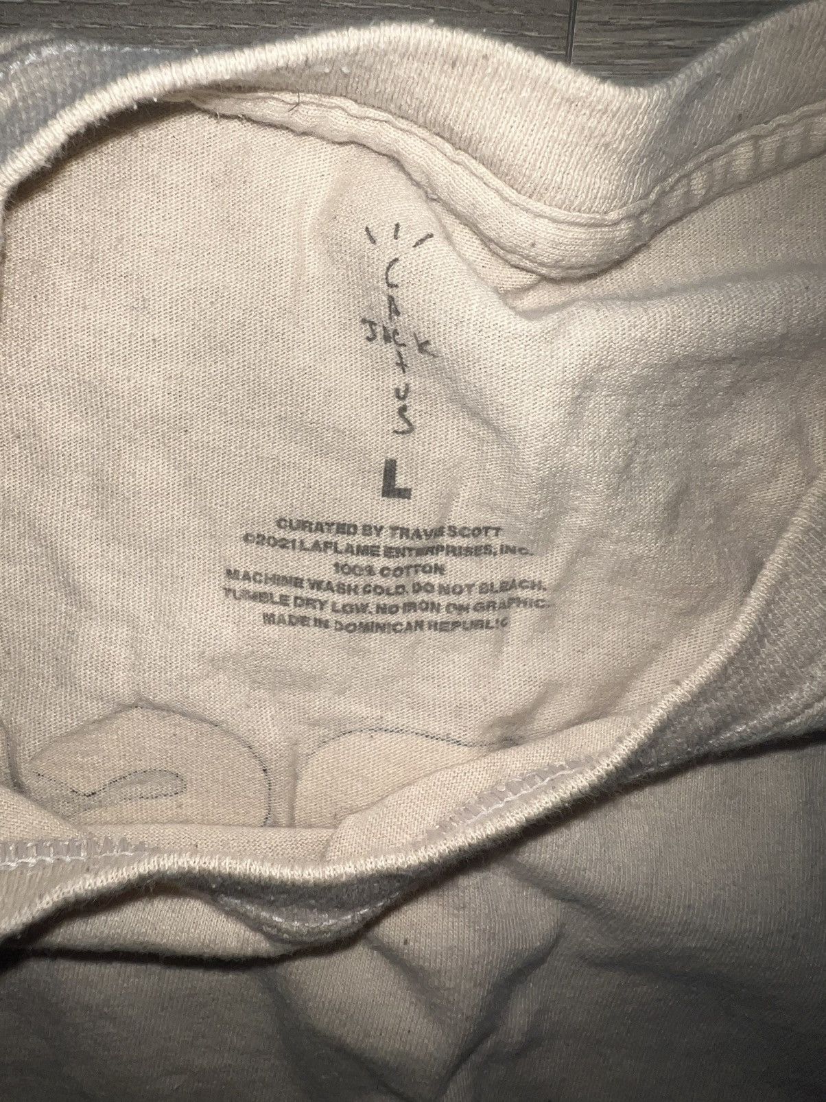Travis Scott Travis Scott Motorsport Tee Size US L / EU 52-54 / 3 - 3 Thumbnail