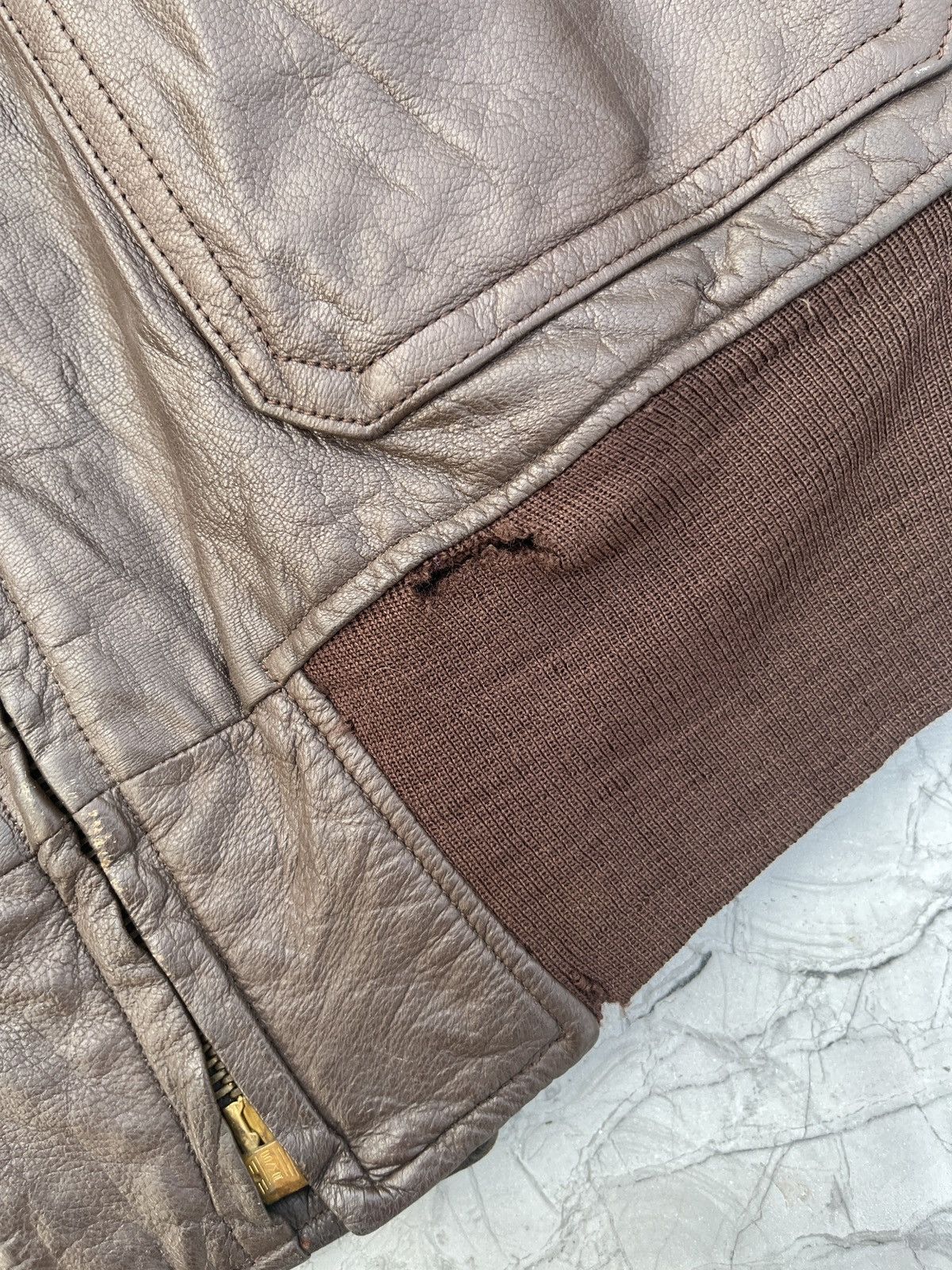 Vintage Rare Vintage 1968 U.S. Navy G-1 Flight Jacket. Size US L / EU 52-54 / 3 - 13 Thumbnail