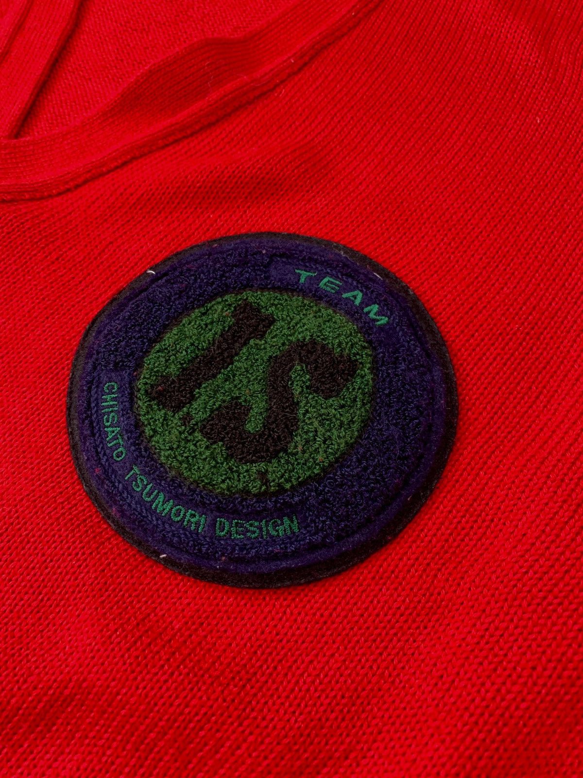 Issey Miyake FREE TAX! IS Team Patched Cardigan Knit Jacket - Medium Size US M / EU 48-50 / 2 - 5 Thumbnail