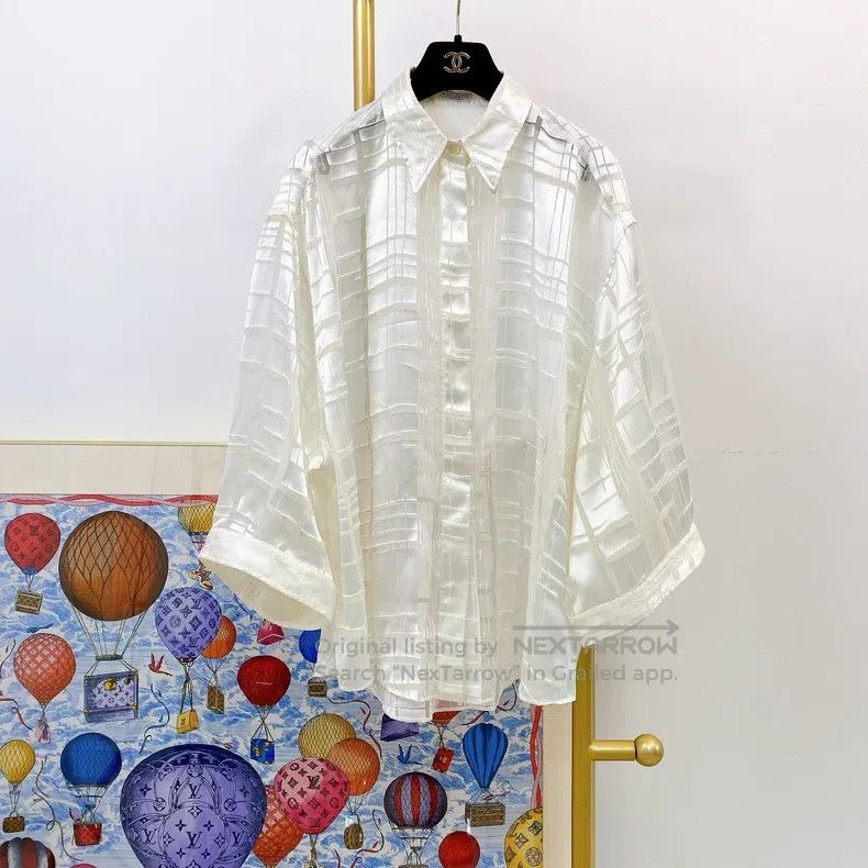 Brunello Cucinelli Brunello Cucinelli White shirt T-shirt Size M / US 6-8 / IT 42-44 - 1 Thumbnail