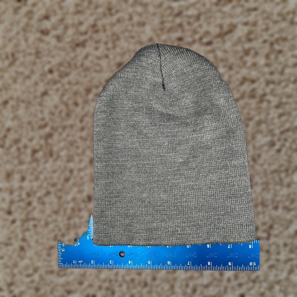 Walmart Walmart Beanie Adult One Size Gray Knit 100% Acrylic Outdoor Ski Hat Mens Size ONE SIZE - 1 Thumbnail
