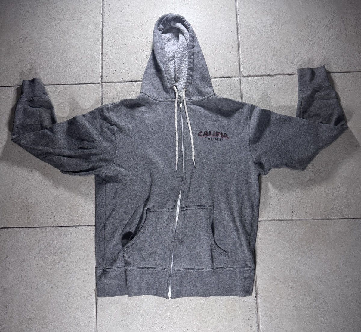 Other Califia Farms Sherpa Lined Full Zip Hoodie Gray M Size US M / EU 48-50 / 2 - 7 Thumbnail