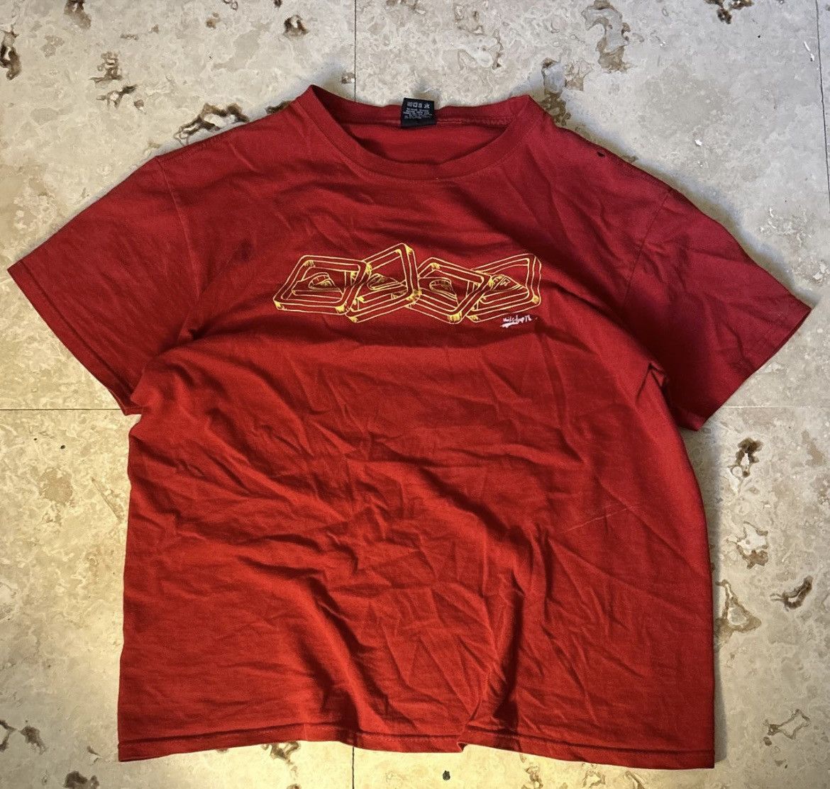 Quicksilver VINTAGE RED QUICKSILVER SURF T Size US M / EU 48-50 / 2 - 1 Thumbnail