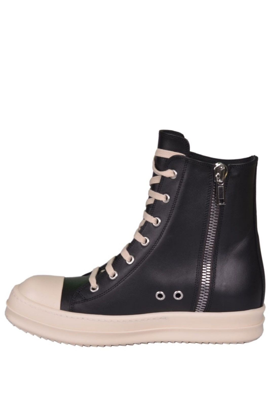 Rick Owens Last Size Rick Owens Leather Hi-Top Sneakers Size US 6 / IT 36 - 3 Thumbnail