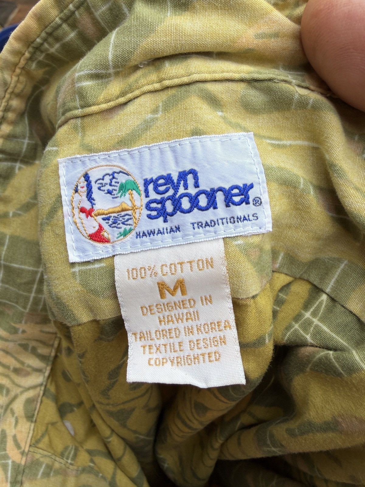 Reyn Spooner PreOwned Reyn Spooner Yellow Hawaiian Print Pullover Men's M Size US M / EU 48-50 / 2 - 4 Thumbnail