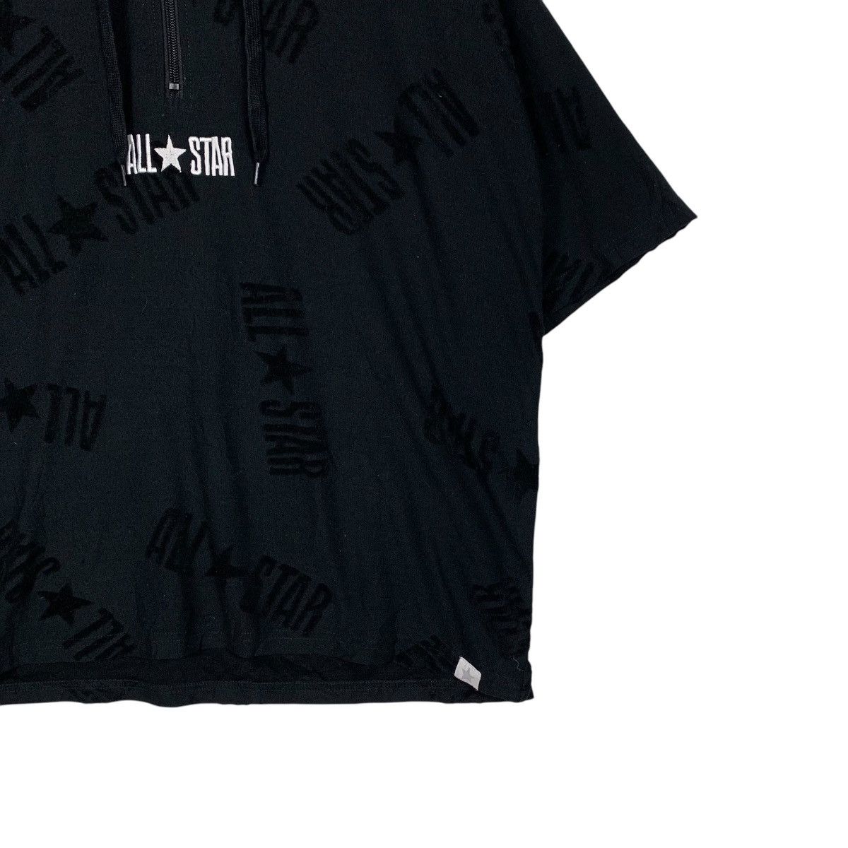 Converse CONVERSE All Star AllOver Logo Short Sleeve Hoodie #1618-C72 Size US L / EU 52-54 / 3 - 6 Thumbnail