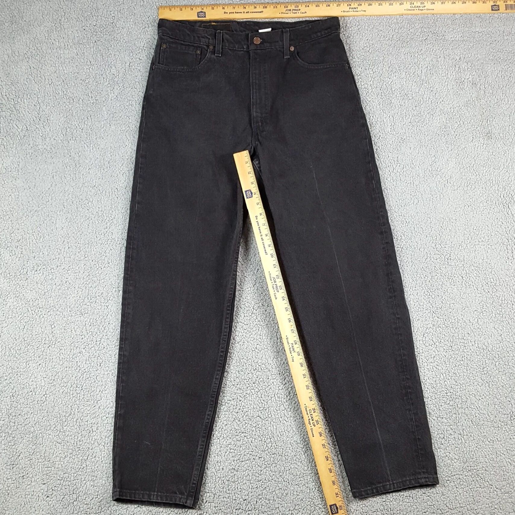 Levi's VINTAGE Levi's 550 Relaxed Tapered Black Denim Jeans Men's Size 34x32 Y2K 90s Size US 34 / EU 50 - 5 Thumbnail