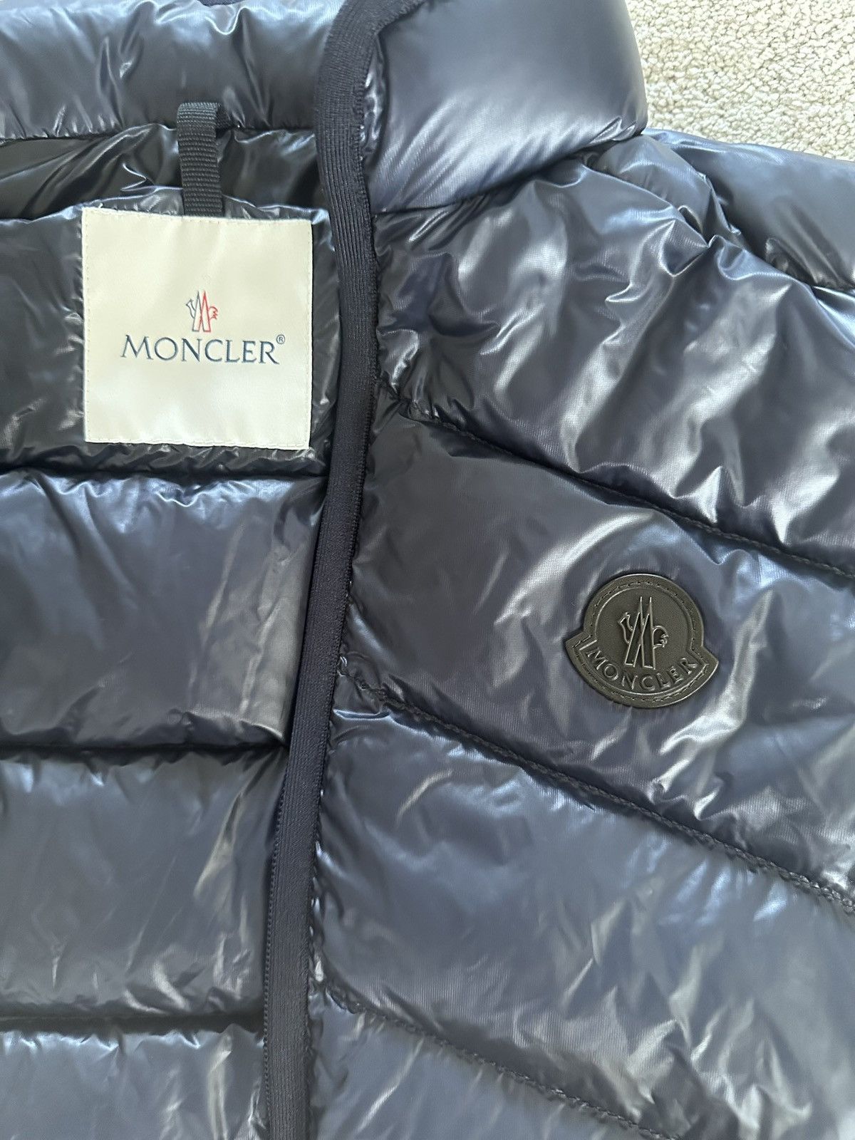 Moncler Rare Blue Moncler Gilet Black Badge Size US M / EU 48-50 / 2 - 1 Thumbnail