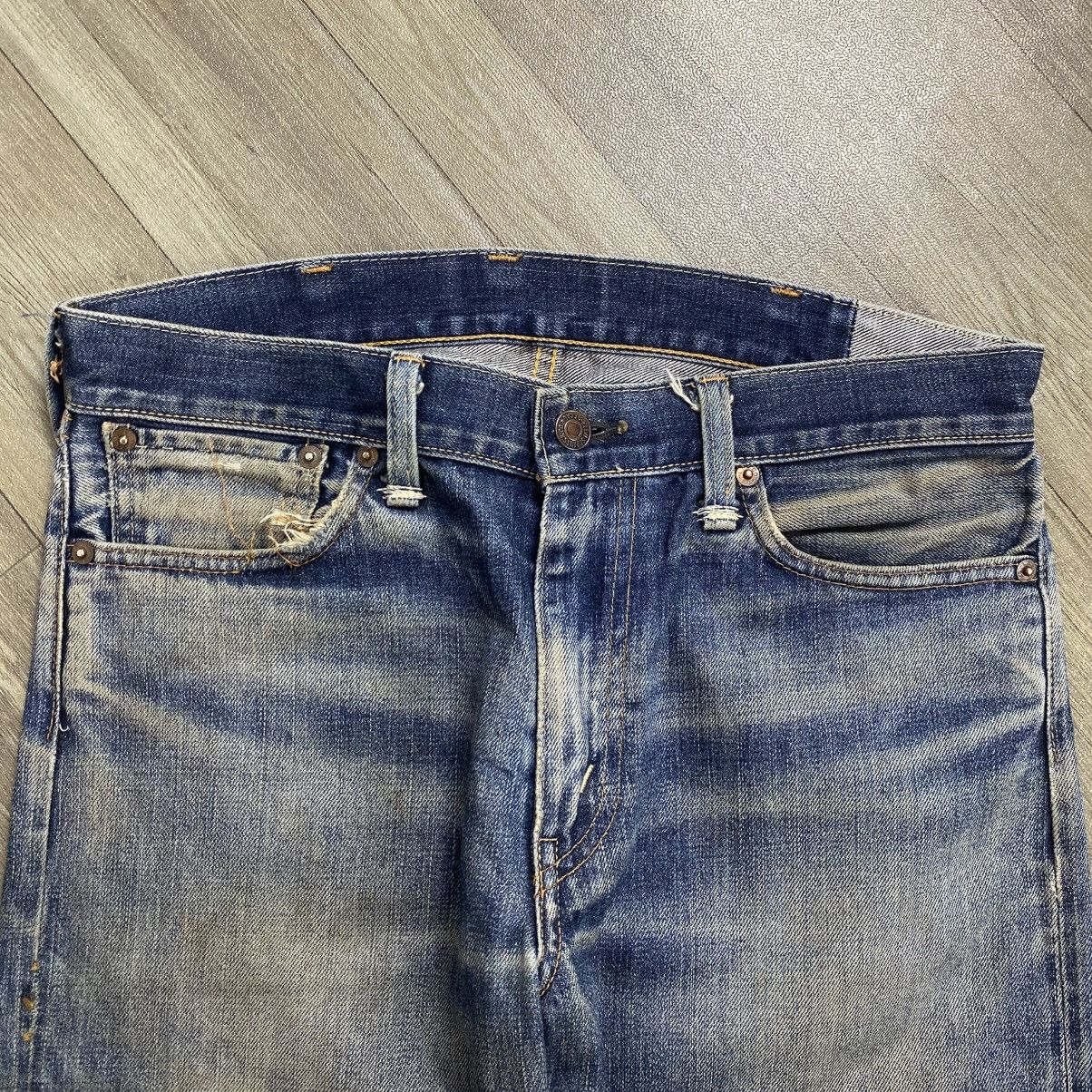 Levi's Vintage Clothing 1990s Vintage Levi’s LVC Big E Distressed Selvedge Denim Size US 29 - 2 Thumbnail